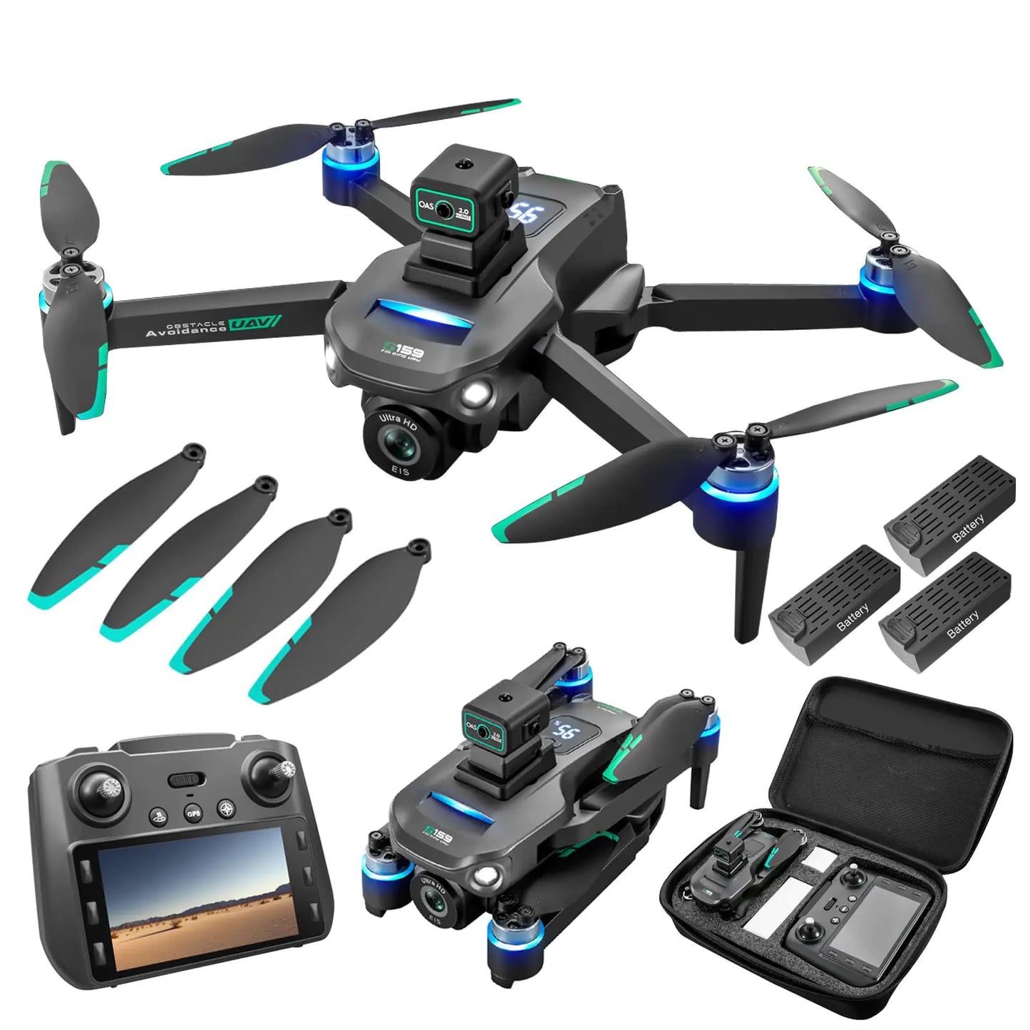 4K GPS Camera Drone | Dual Camera Quadcopter