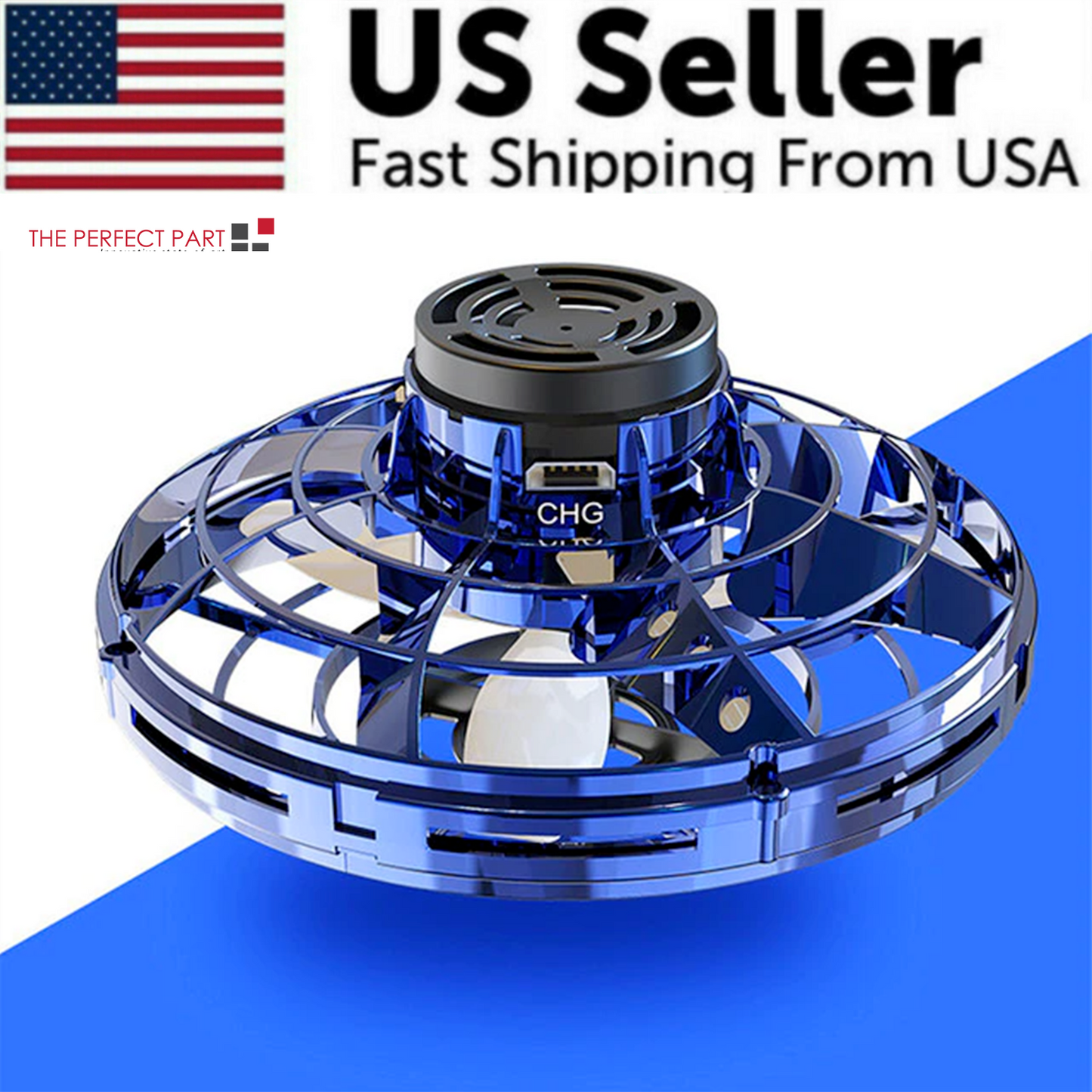 Flying Spinner Drone Ball | LED UFO Toy