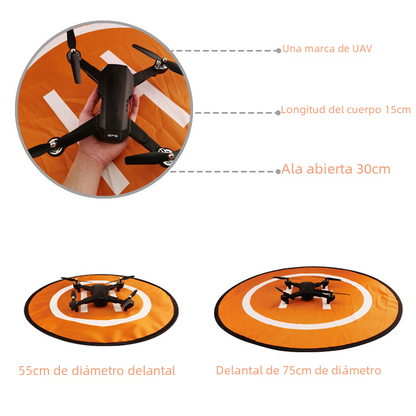 Portable Drone Landing Pad | Foldable Reflective Pad
