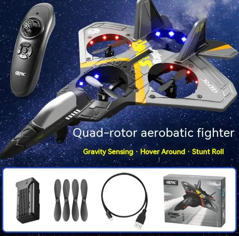 V17 Fighter RC Glider | Foam Aircraft Drone