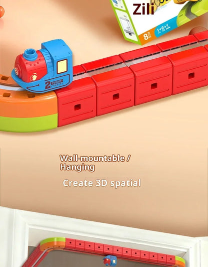 Magnetic Anti-Gravity Track Train Toy – Electric Rail Car Set for Kids