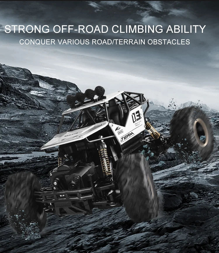 4WD RC Off-Road Climbing Car – All-Terrain Remote Control Truck
