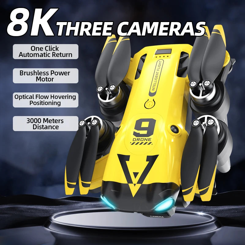 B9 Pro 4K Dual Camera Foldable RC Drone with WiFi FPV