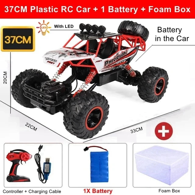 4WD RC Off-Road Climbing Car – All-Terrain Remote Control Truck
