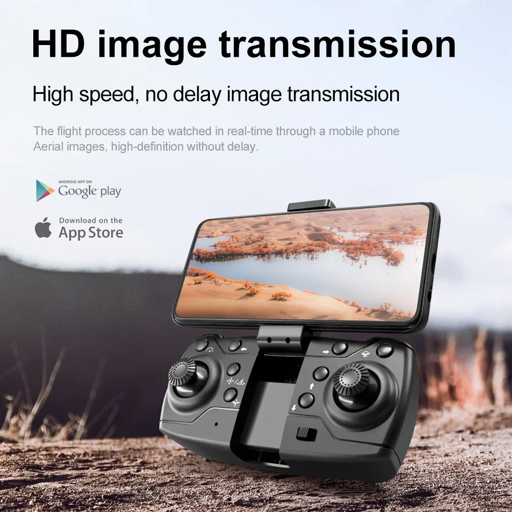 M1 Foldable Camera Drone with Dual HD Camera, Optical Flow, FPV & VR Glasses