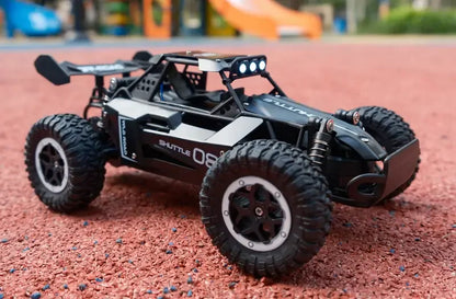 1:16 RC Monster Truck – 20KM/H Off-Road Car with LED Lights
