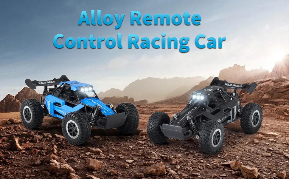 1:16 RC Monster Truck – 20KM/H Off-Road Car with LED Lights
