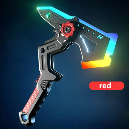 2-in-1 LED Light Sword & Axe Toy – Sound & Vibration