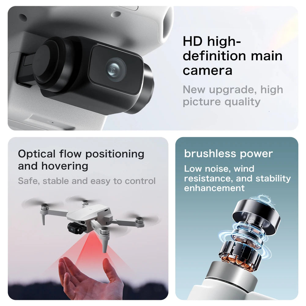 Aeri100 VR Drone with Dual HD Cameras & Brushless Motors