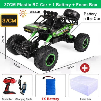 4WD RC Off-Road Climbing Car – All-Terrain Remote Control Truck