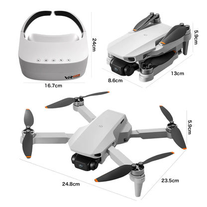Aeri100 VR Drone with Dual HD Cameras & Brushless Motors