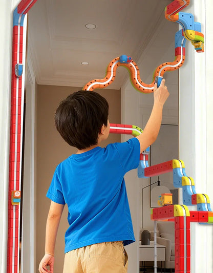 Magnetic Anti-Gravity Track Train Toy – Electric Rail Car Set for Kids