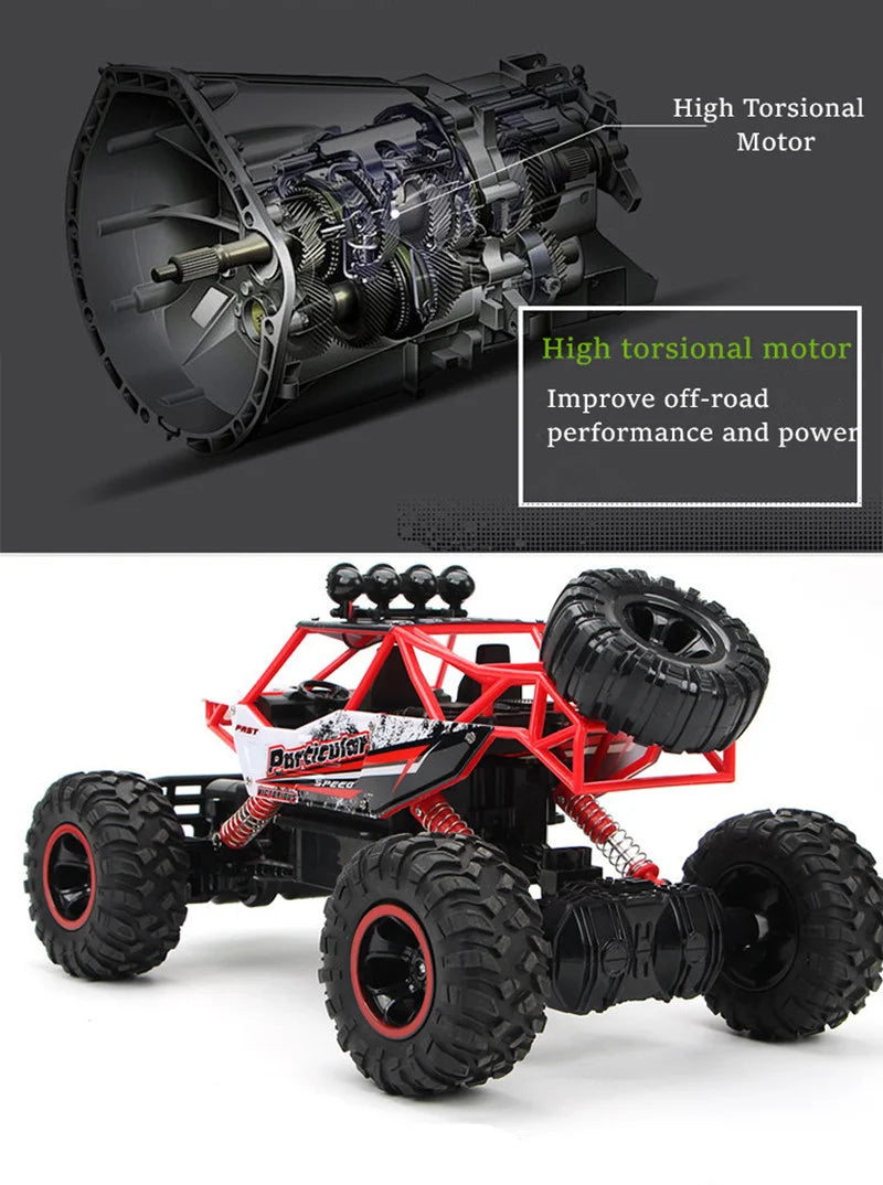 4WD RC Off-Road Buggy Car – 2.4GHz Remote Control Truck