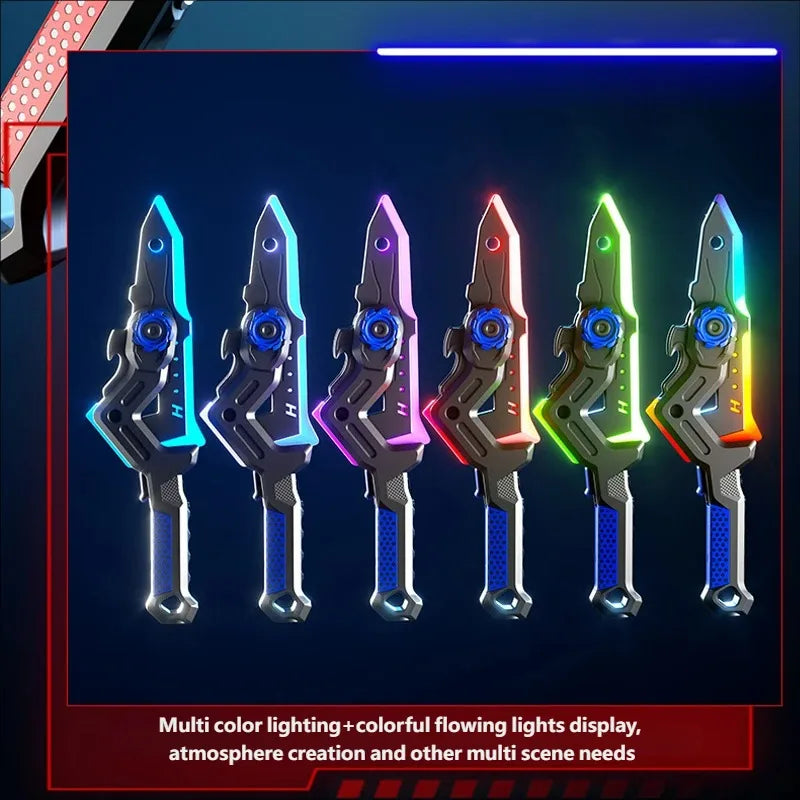 2-in-1 LED Light Sword & Axe Toy – Sound & Vibration