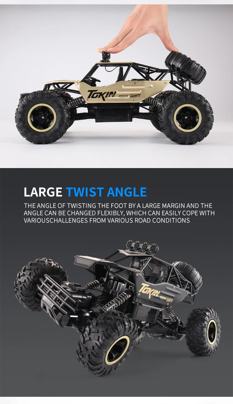 4WD RC Off-Road Climbing Car – All-Terrain Remote Control Truck