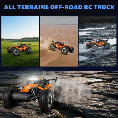 1:16 Scale RC Monster Truck – High-Speed Off-Road Car with LED Lights