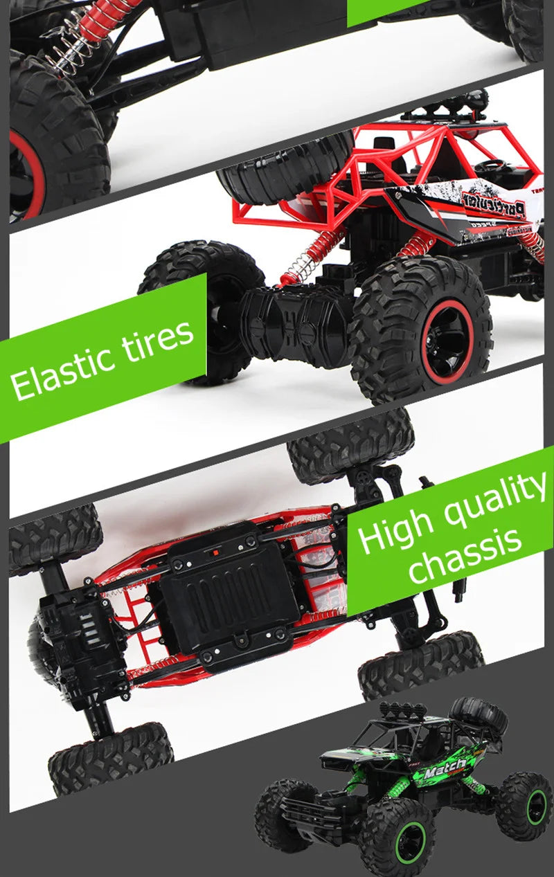 4WD RC Off-Road Buggy Car – 2.4GHz Remote Control Truck