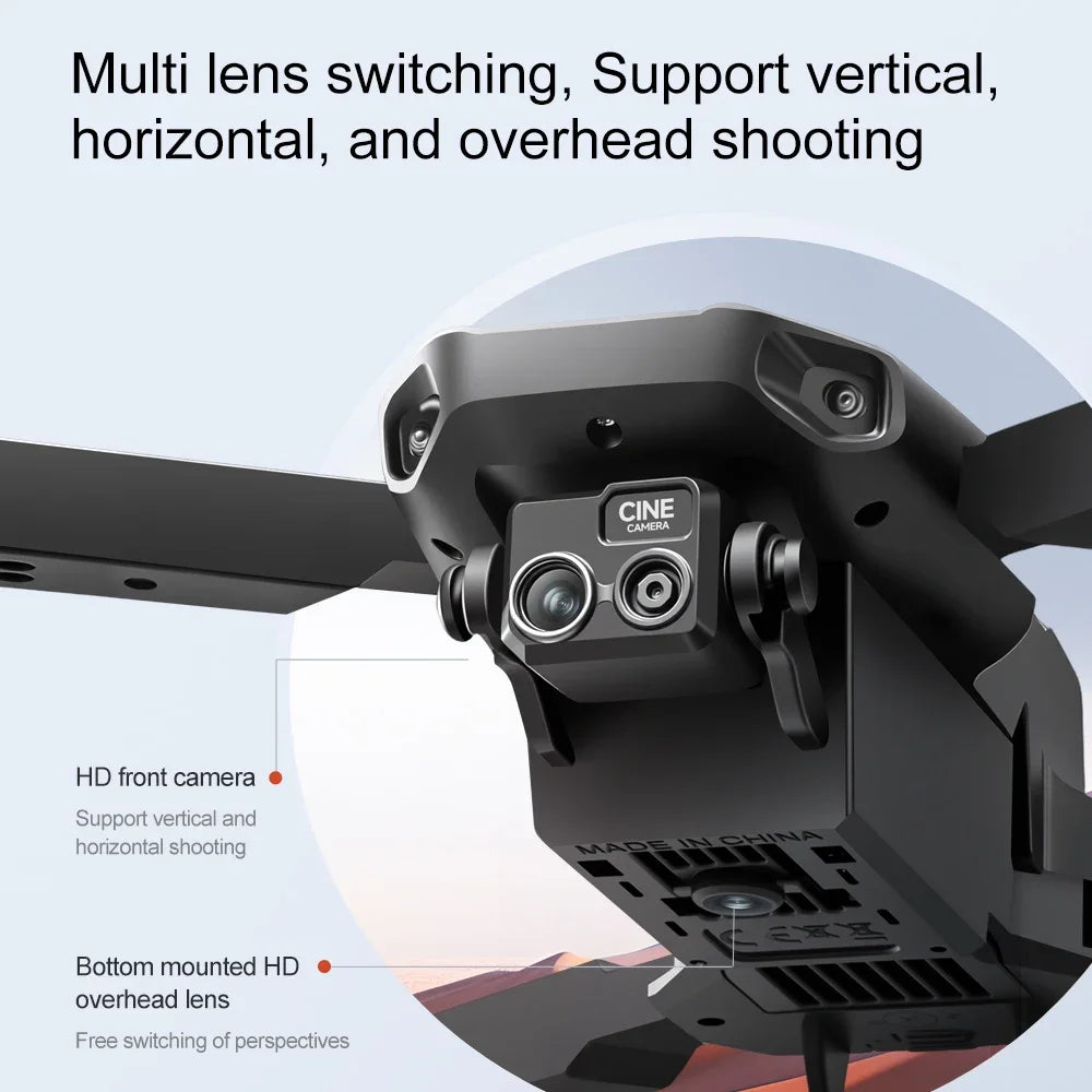 M1 Foldable Camera Drone with Dual HD Camera, Optical Flow, FPV & VR Glasses