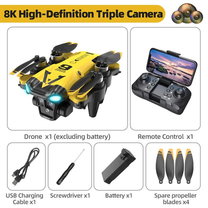 B9 Pro 4K Dual Camera Foldable RC Drone with WiFi FPV