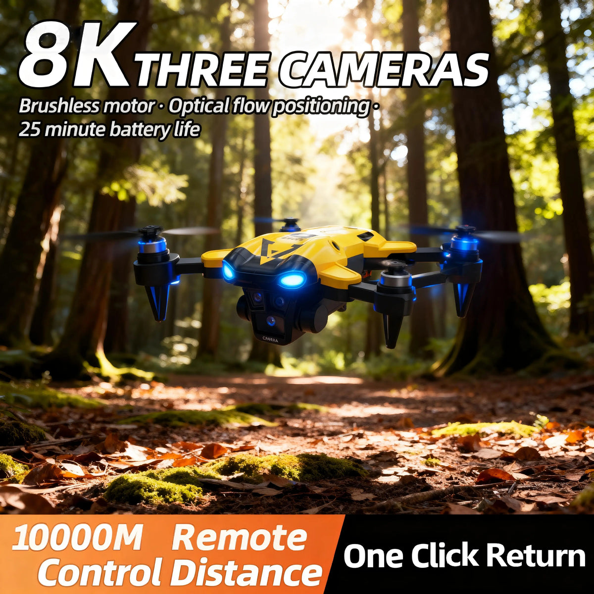 B9 Pro 4K Dual Camera Foldable RC Drone with WiFi FPV