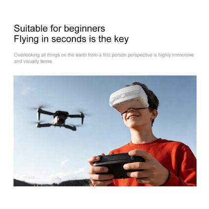 M1 Foldable Camera Drone with Dual HD Camera, Optical Flow, FPV & VR Glasses