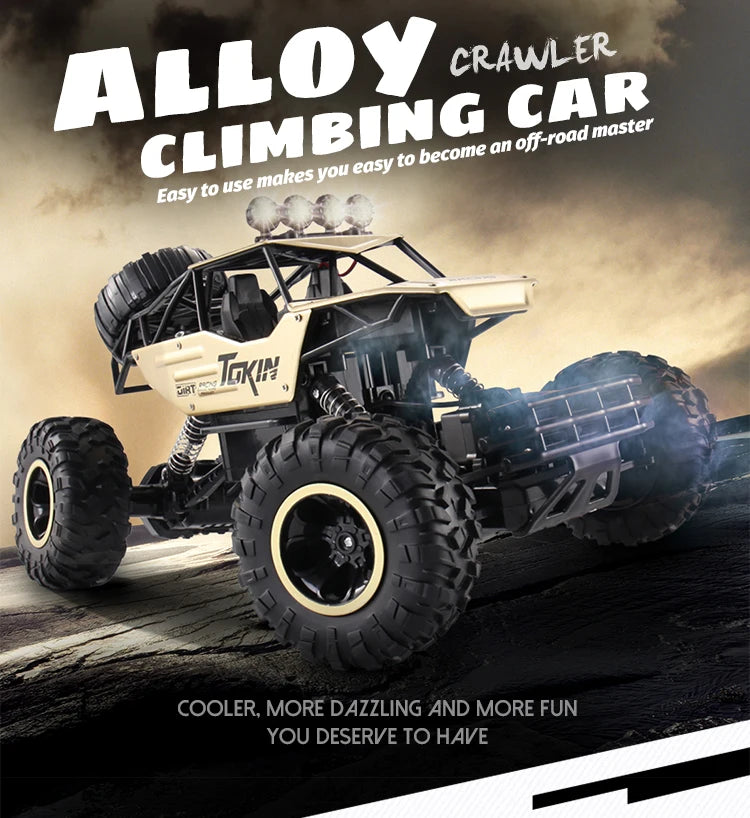 4WD RC Off-Road Climbing Car – All-Terrain Remote Control Truck