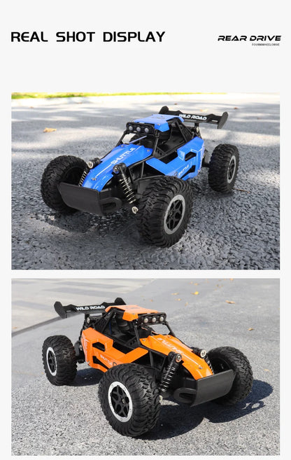 1:16 RC Monster Truck – 20KM/H Off-Road Car with LED Lights