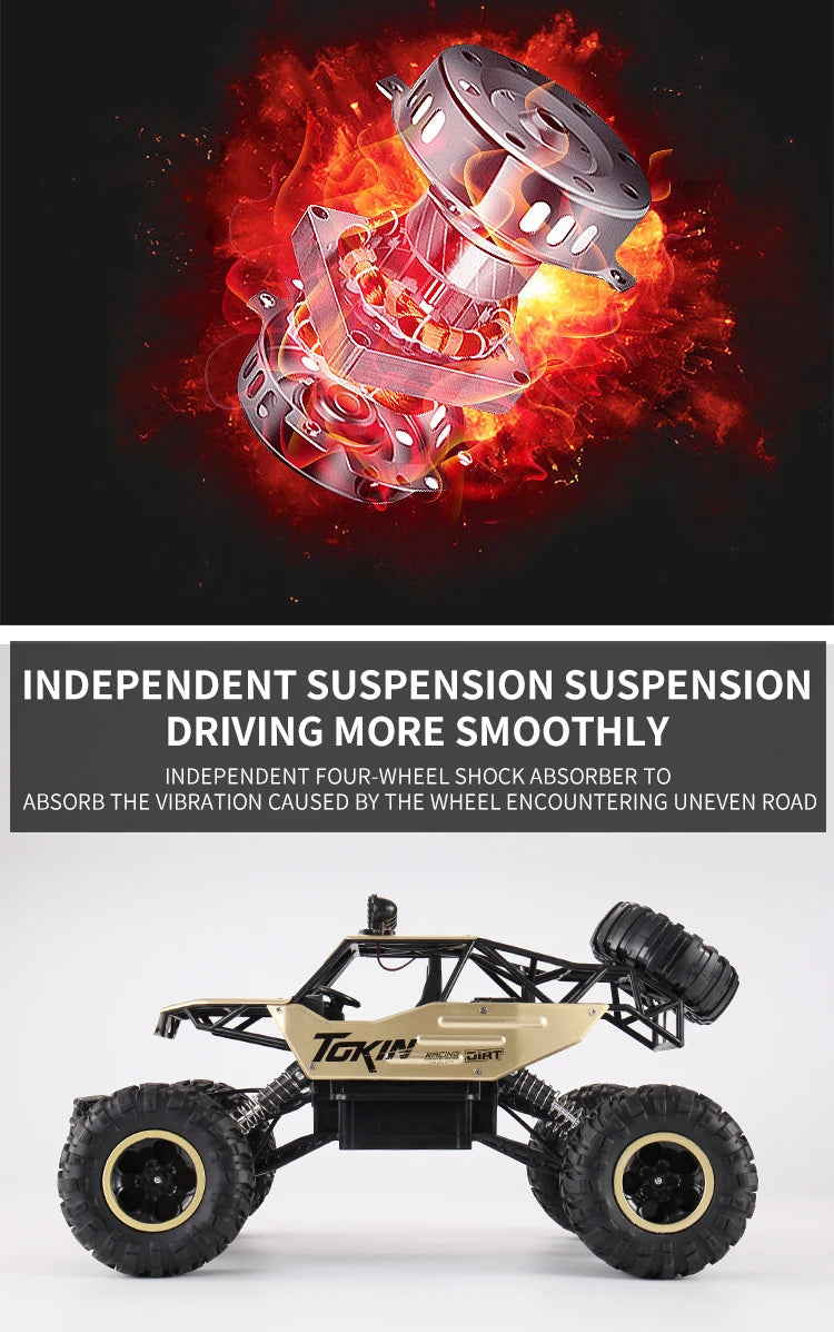 4WD RC Off-Road Climbing Car – All-Terrain Remote Control Truck