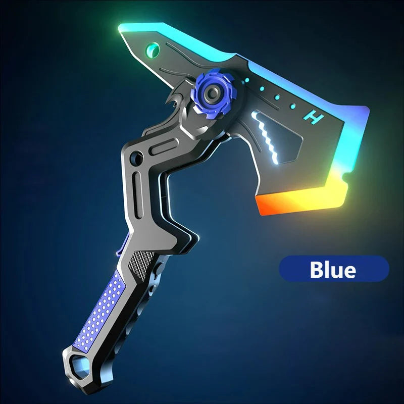 2-in-1 LED Light Sword & Axe Toy – Sound & Vibration