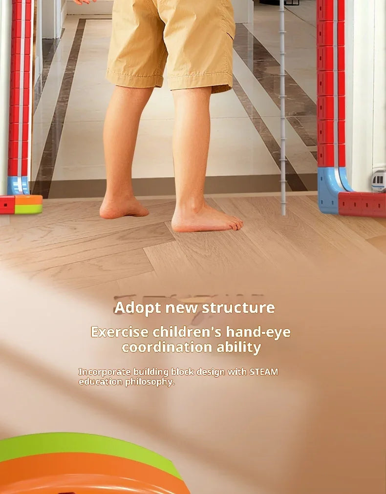 Magnetic Anti-Gravity Track Train Toy – Electric Rail Car Set for Kids