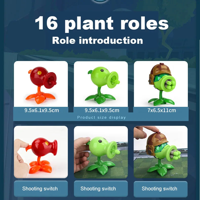Plants vs. Zombies 2 Action Figure Toy Set – Kids Gift