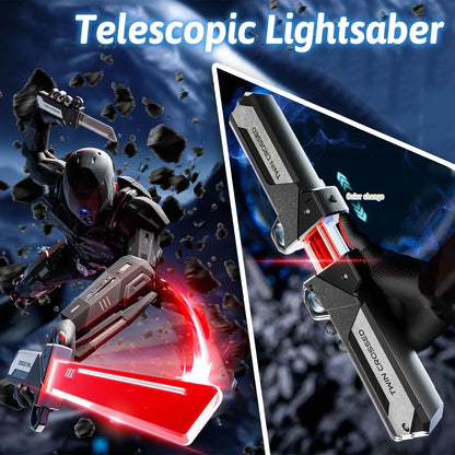 2-in-1 LED Light Sword & Axe Toy – Sound & Vibration