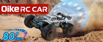 4WD Brushless RC Car – High-Speed Off-Road Racing Truck with LED Lights