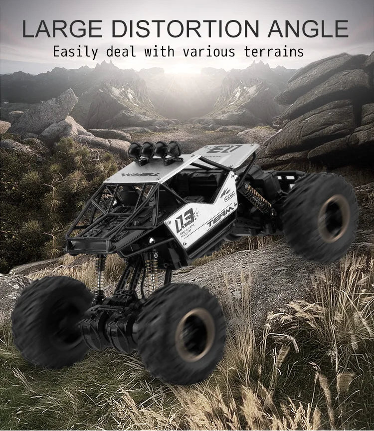 4WD RC Off-Road Climbing Car – All-Terrain Remote Control Truck