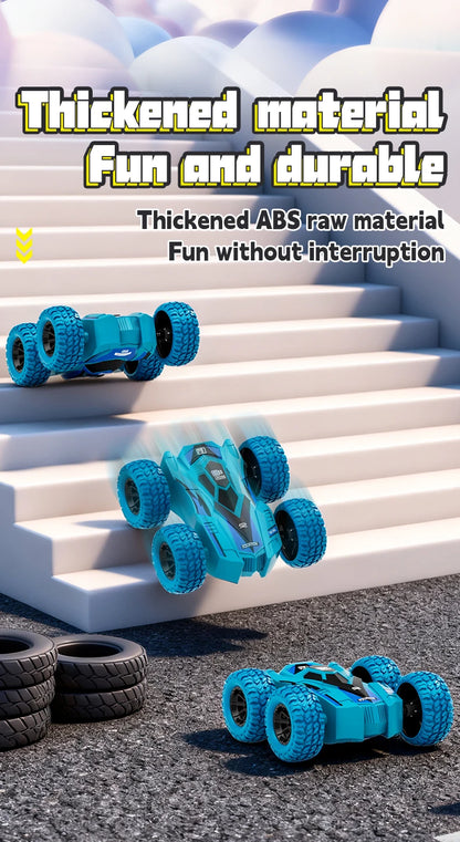 4–8 Pack 360° Rotating Stunt Toy Cars – Push & Go Friction-Powered Vehicles for Kids