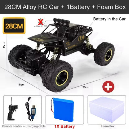 4WD RC Off-Road Climbing Car – All-Terrain Remote Control Truck