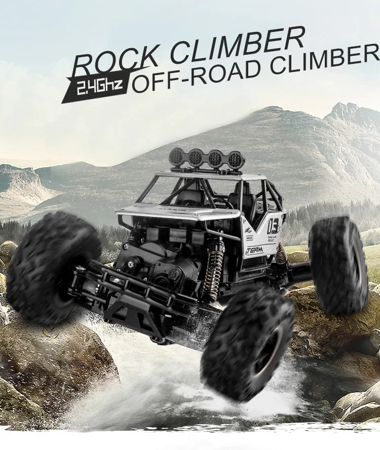 4WD RC Off-Road Climbing Car – All-Terrain Remote Control Truck