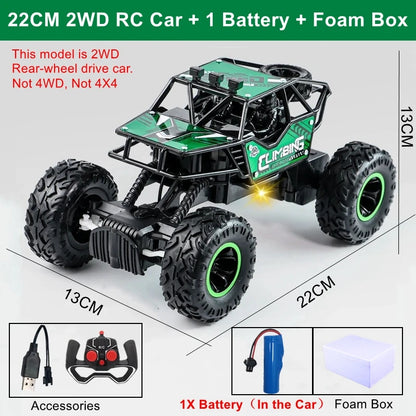 4WD RC Off-Road Climbing Car – All-Terrain Remote Control Truck