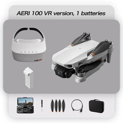 Aeri100 VR Drone with Dual HD Cameras & Brushless Motors