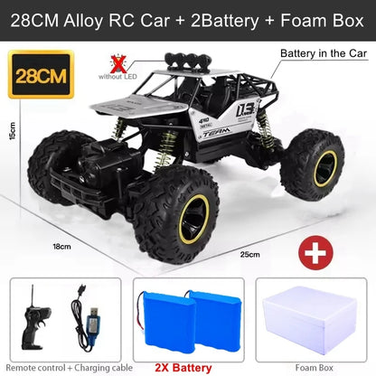 4WD RC Off-Road Climbing Car – All-Terrain Remote Control Truck