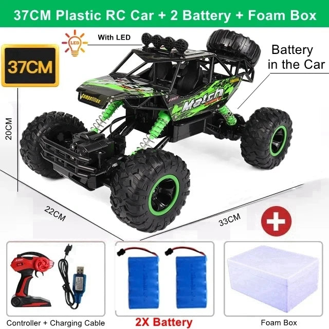 4WD RC Off-Road Climbing Car – All-Terrain Remote Control Truck