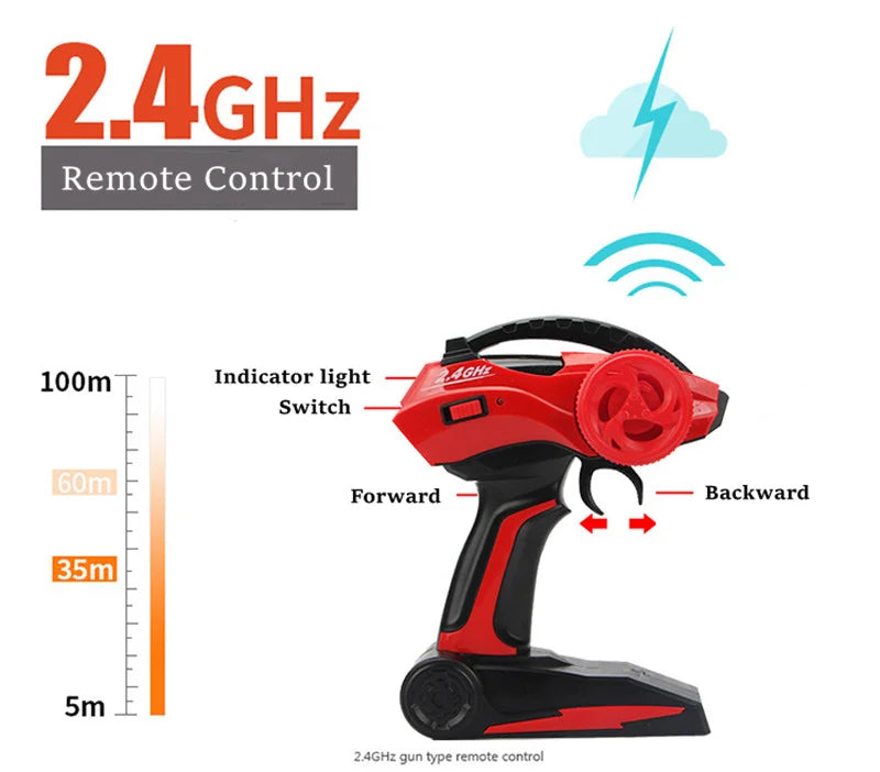 4WD RC Off-Road Buggy Car – 2.4GHz Remote Control Truck