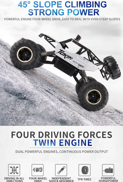 4WD RC Off-Road Climbing Car – All-Terrain Remote Control Truck