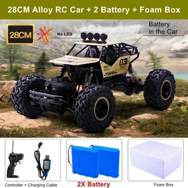 4WD RC Off-Road Climbing Car – All-Terrain Remote Control Truck