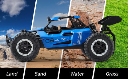 1:16 RC Monster Truck – 20KM/H Off-Road Car with LED Lights