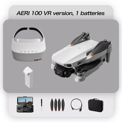 M1 Foldable Camera Drone with Dual HD Camera, Optical Flow, FPV & VR Glasses
