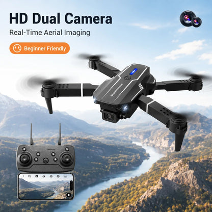 Mini 5 Pro 4K RC Drone with Dual Camera, WiFi FPV, Optical Flow & Obstacle Avoidance