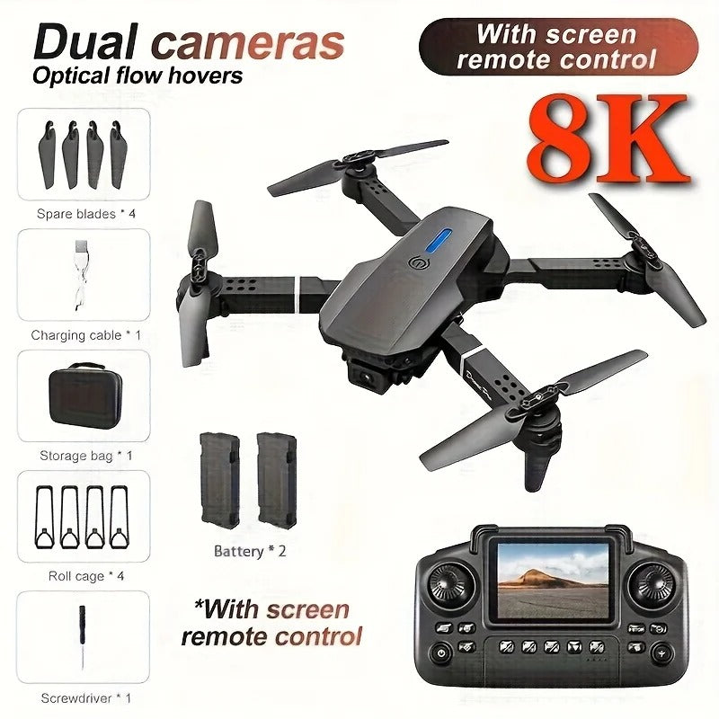 Mini 5 Pro 4K RC Drone with Dual Camera, WiFi FPV, Optical Flow & Obstacle Avoidance
