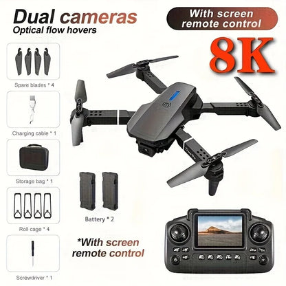 Mini 5 Pro 4K RC Drone with Dual Camera, WiFi FPV, Optical Flow & Obstacle Avoidance